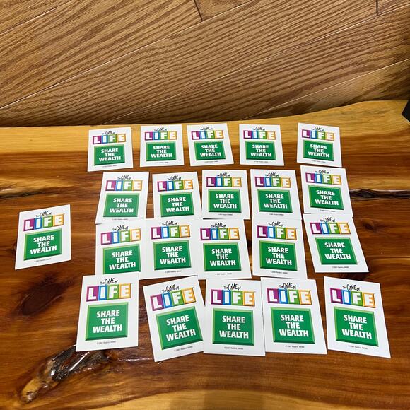 Vintage Lot Life Game Pieces Money Share The Wealth Hasbro 2007 NO BOARD - Picture 3 of 11